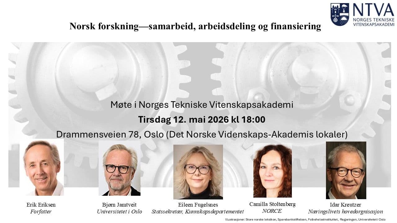 Picture of Norsk forskning—samarbeid, arbeidsdeling og finansiering
