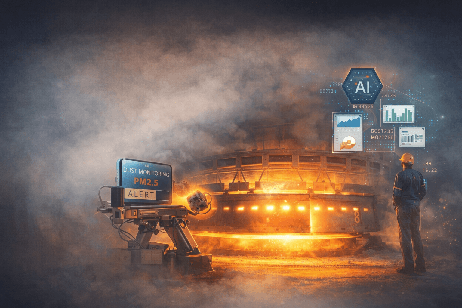 Picture of Kunstig intelligens i prosessindustrien - Erfaringer med KI og ny teknologi for svevestøvmåling